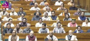 Prime Minister Narendra Modi during Budget presentation.