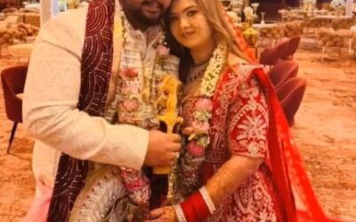 The wedding of Bhaskar and Akshita from Sheikhupur village.
