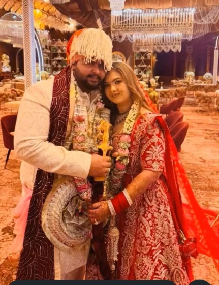 The wedding of Bhaskar and Akshita from Sheikhupur village.