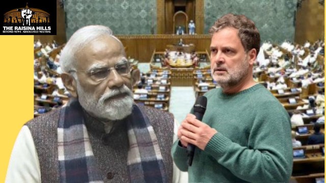 Prime Minister Narendra Modi and loP Rahul Gandhi.