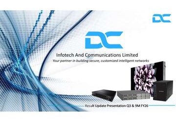 DC Infotech announced quarterly results.