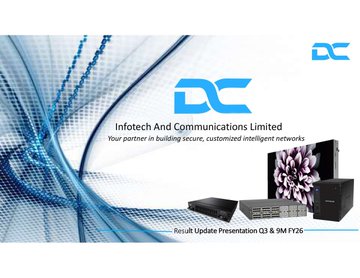 DC Infotech announced quarterly results.