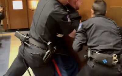 Former Marine Sgt. Brian McGuinness during a Senate Armed Services hearing.