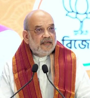 Home Minister Amit Shah in Kolkata.
