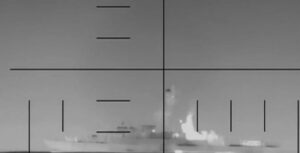 Iranian ship IRIS Dena sunk by US torpedo in the Indian Ocean.