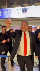 Israeli Minister Ben-Gvir after Knesset passed a death bill.