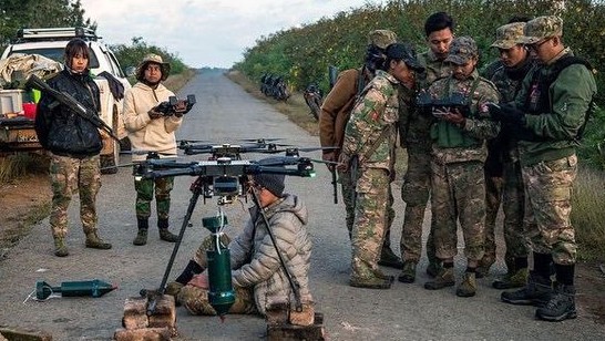 Myanmar Junta has deployed drones against rebels.