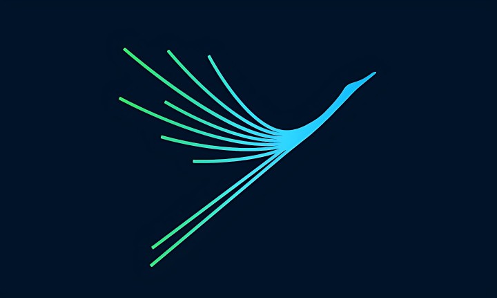 Noida International Airport Sarus logo.