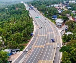 PM Narendra Modi inaugurated the 28.4 km long six-laning of the existing Kozhikode Bypass.