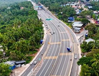 PM Narendra Modi inaugurated the 28.4 km long six-laning of the existing Kozhikode Bypass.