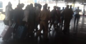 RPF detained a number of ticketless people at Deen Dayal Upadhyay Station this week