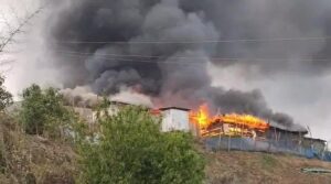 Manipur erupts in Violence on Sunday after intra-Naga factions infightings.