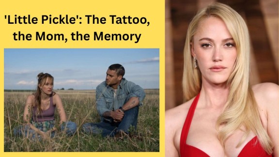 Maika Monroe Reminders of Him and Little Pickle Tattoo.