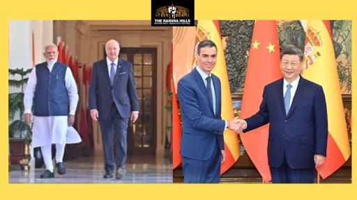 PM Narendra Modi and China President Xi Jinping with state guests.