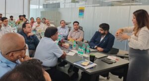 A meeting of EPACK Durable executives.