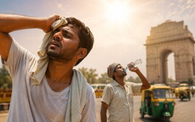 As temperatures soar past 45°C, experts warn of rising heat stroke cases.