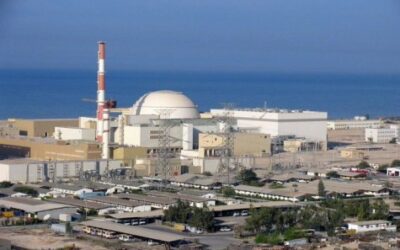 Bushehr nuclear plant in Iran.