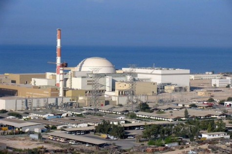 Bushehr nuclear plant in Iran.