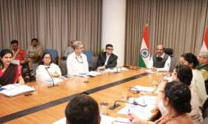 Education minister Dharmendra Pradhan holds review of the progress of various initiatives announced through a series of Budget announcements.