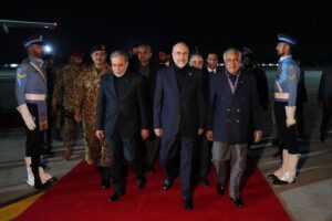 Iranian delegation arrives in Islamabad for summit.