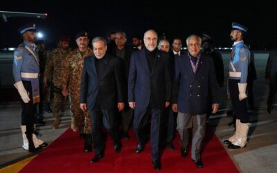 Iranian delegation arrives in Islamabad for summit.