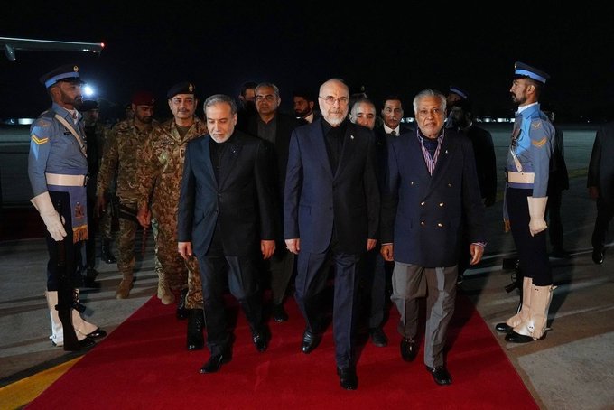 Iranian delegation arrives in Islamabad for summit.