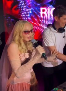 Madonna's surprise appearance at The Abbey.