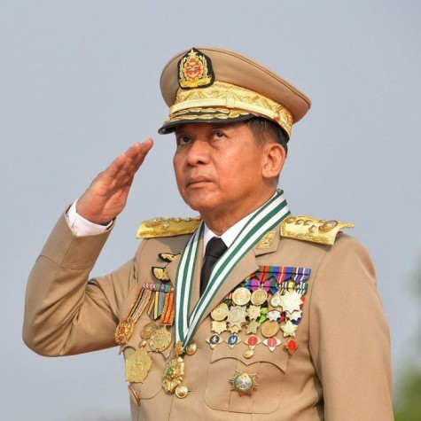Myanmar Junta Chief Min Aung Hlaing Elected President.