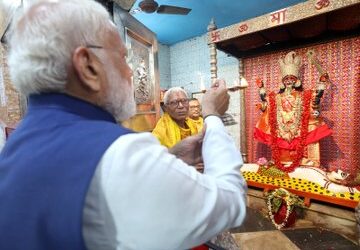 PM Narendra Modi attacks Mamata Banerjee’s TMC in North 24 Parganas.