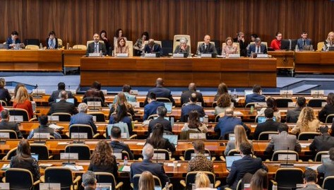 A conference of International Labour Organisation.