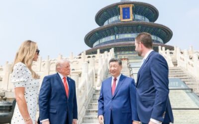 At the Hall of Prayer for Good Harvests in the Temple of Heaven, President Xi explained for President Trump and his family the concept of harmony.