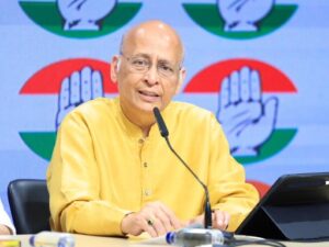 Congress leader Abhishek Manu Singhvi.