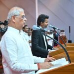 TVK's Vijay takes oath as Chief Minister of Tamil Nadu on Sunday in Chennai.