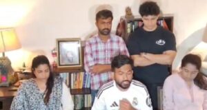 CJP founder Abhijeet Dipke holds a press conference.