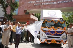 Census 2027 flags off a mobile van for enumeration of the people.