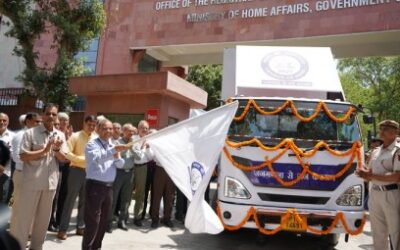 Census 2027 flags off a mobile van for enumeration of the people.