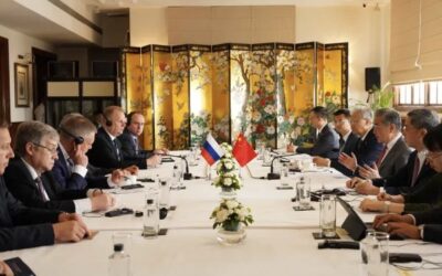 Chinese Foreign Minister Wang Yi used a visit to India to criticize power politics and warn against a “law of the jungle” approach, in remarks widely seen as directed at the United States.