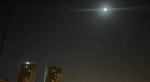 Iran fires missiles over Kuwait.