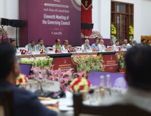 PM Narendra Modi on Thursday chaired the 11th Governing Council meeting of the Niti Aayog in New Delhi.