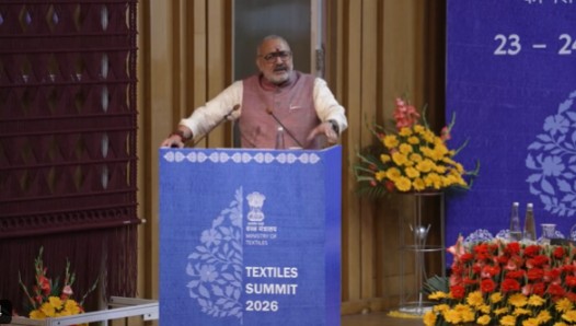 Union Minister for Textile Giriraj Singh at a function in New Delhi.