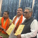 West Bengal CM Suvendu Adhikari with state Finance minister Swapan Das Gupta.