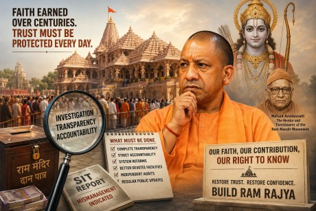 Yogi Adityanath’s Biggest Challenge Yet? The Ram Mandir Donation Controversy.
