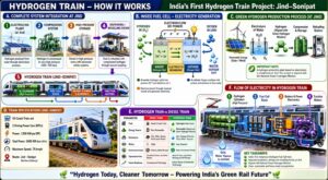 An explainer on the making of India's first hydrogen train.