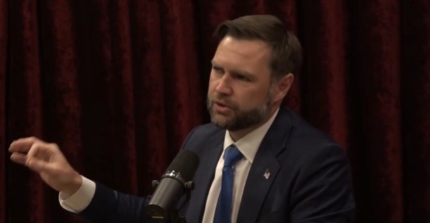 U.S. Vice President JD Vance speaks during his appearance on The Joe Rogan Experience.