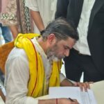 Prashant Kishor files nomination papers for the Bankipur Assembly bypoll in Bihar.