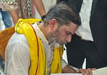 Prashant Kishor files nomination papers for the Bankipur Assembly bypoll in Bihar.
