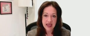 Former US Deputy Assistant Secretary of State for Iran and Iraq Jennifer Gavito speaking during an interview with Al Arabiya English about US-Iran tensions, diplomacy, and the Strait of Hormuz.