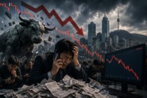 South Korea stocks face crisis amid excessive margin trading and forced liquidation.
