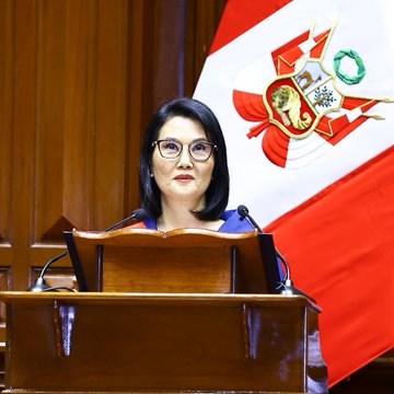 Keiko Fujimori sworn in as President of Peru, Lima.