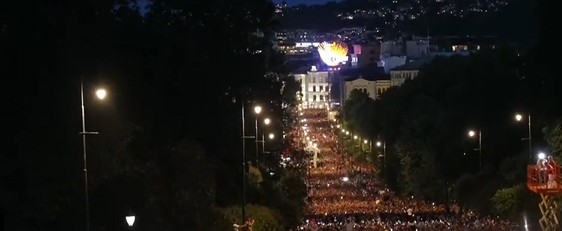 Massive celebrations erupt in Norway after the Nordic country defeated Brazil in the World Cup football on Sunday.